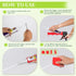 Drip-Free Caulking Gun Ratchet Rod Caulk Gun Applicator 15:1 Thrust Ratio Labor-Saving Lightweight Nylon Frame Cartridge Gun for 10oz/300ml Standa...
