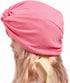 Qhome Fashion Soft Cotton Kids Turban Chemo Hat Hair Covering Hijab Girls Beanie Twist Head Wrap...