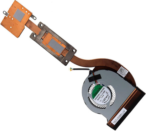 CPU Cooling Fan with Heatsink Thermal Pads Assembly Replacement for Dell Latitude E7450 E7440 EG50050S1-C480-S9A 3PMGM 03PMGM...