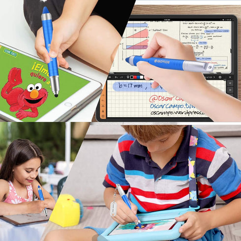 Stylus Pen for iPhone, Capacitive Stylus Pencil with Magnetic Cap 2 in 1 Kids Touch Screens Stylist Pens Compatible with Kindle Fire Android Kids ...