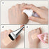 Foundation Brush 3 Pcs Makeup Flat Brushes Thin Blade Brush Portable Facial Brushes Cream Spatulas Tools Powder Scrubber Liquid Brush Soft Bristle...
