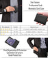 Outrip Genuine Leather Business Card Holder Name Card Case Credit Card Wallet with ID Window RFID Blocking (Black)...