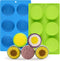Actvty Round Sunflower Soap Molds, 2 Pack 6 Cavity Cylinder Daisy Flower Silicone Molds for Making Hot Chocolate Bomb, Cake, Jelly, Soap, Lotion B...