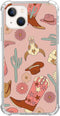 Boho Western Cowgirl Cactus Case Compatible with iPhone 15 Plus, Hippie Cowboy Case for iPhone 15 Plus, Unique TPU Protective Phone Case......