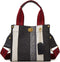Tote Bag Hobo Bag for Women Canvas Shoulder Bag Chic Crossbody Bag Satchel Large Handbag Color Contrast Stripe...
