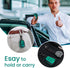 for Cadillac Key Fob Case with Leather Keychain, Advanced Soft TPU Surface Grain Car Key Cover for 2015-2019 Cadillac Escalade CTS SRX XT5 ATS STS...