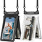 2 Pack Waterproof Phone Pouch Double Space Large Floating Waterproof Phone Case Dry Bag for Swimming Beach Vacation for iPhone 15 Pro Max/14/13 Sa...