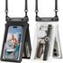 2 Pack Waterproof Phone Pouch Double Space Large Floating Waterproof Phone Case Dry Bag for Swimming Beach Vacation for iPhone 15 Pro Max/14/13 Sa...