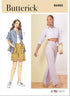 Butterick Misses' Button Front Shirt, Wide Leg Pants and Shorts Sewing Pattern Kit, Design Code B6880, Sizes 16-18-20-22-24...
