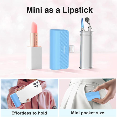 KKD Portable Charger for iPhone,Real MFi Certified with 5000mAh 12W Small Power Bank Phone Charger Battery Pack for iPhone Series 14/13/12/11/XR/X...
