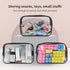 12 PCS Clear Toiletry Bag for Women Men, Transparent Cosmetic Bag for Travel Makeup Organizer TSA Approved Pouch - Black,Small...