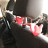 Car Hooks for Purses and Bags Cute Leather (2 pcs, Black with Red Edge) Cat Shape Car Essentials for Women Interior Cute Car Accessories Cute Aest...