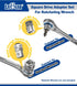 LABEAR- 4pcs socket wrench adapters, Ratcheting Wrench to Square Drive Adapter Set...