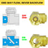 1/2 One Way Check Valve, 1/2" Female Thread Horizontal Swing Brass Check Valve to Prevent Water Backflow, Fuel Oil Water Gas Air Check Valve for S...