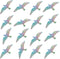 Anti Collision Window Stickers for Birds, Glass Window Decals Clings for Bird Strikes, Stop Birds from Hitting Windows, Seagull, 16 Pieces...
