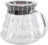 Fdit Transparent High Borosilicate Glass Coffee Pot Exquisite Coffee Maker Kettle Teapot Supply with Rubber Cover for Home Hotel Office(1#) Coffee...