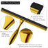 peafowl 14 inch Shower Squeegee Stainless Steel Bath Squeegee for Shower Glass DoorsBathroom Windows Kitchen Mirror and Car Glass with Hooks Holde...