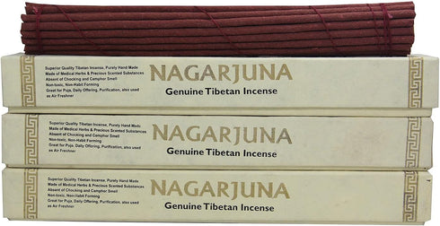 DharmaObjects 3 Box Tibetan Original Nagarjuna Healing Incense...