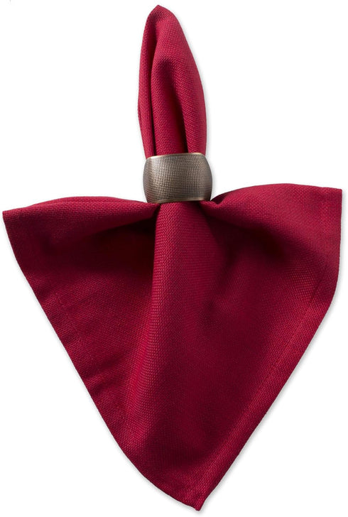 DII Variegated Tabletop Collection, Napkin Set, 20x20, Tango Red, 6 Piece...