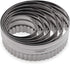 Stainless Steel Cookie Cutters - Set of 6-1 3/4", 2 3/8", 23/4", 3 1/4", 3 3/4", 4 1/4" - Cookies, Donuts, Pastries and Scones...