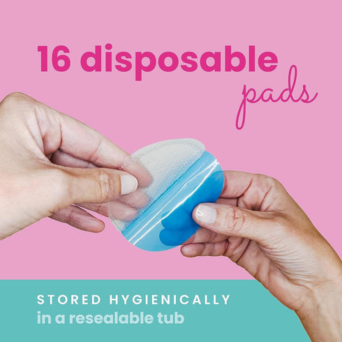 Soothing Gel Pads, Instant Cooling Relief for Sore Nipples, Made Without BPA, Hydrogel Pads for Breastfeeding, Aloe Vera Infused 16 Count...
