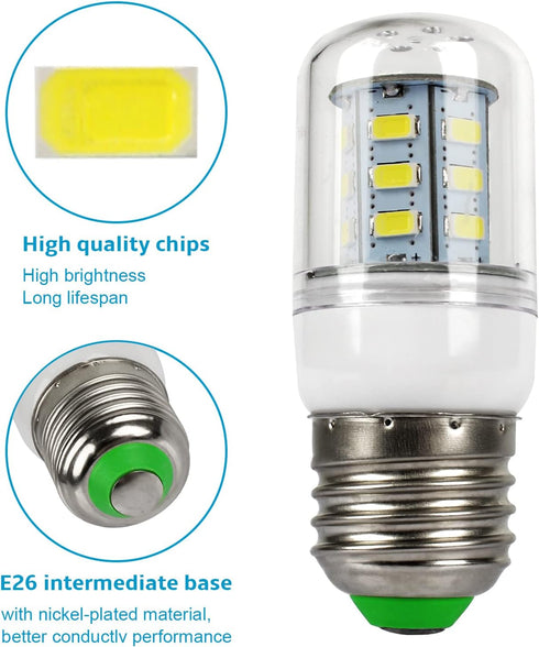 Refrigerator Light Bulb 5304511738 for Kenmore, Electrolux Freezer Light Bulb Replacement PS12364857 AP6278388 4584444 (110V-240V 3.5W)...