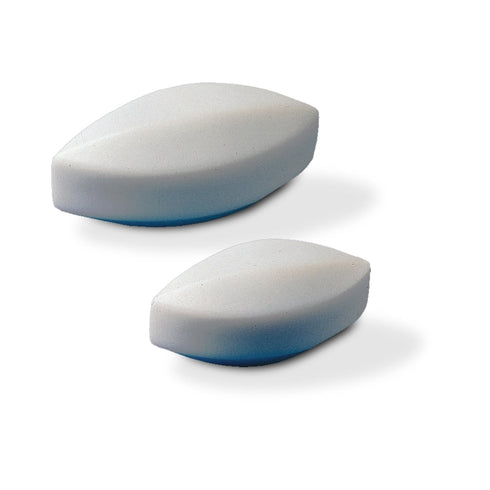 SP Bel-Art Spinbar Teflon Elliptical (Egg-Shaped) Magnetic Stirring Bar; 38.1 x 15.9mm, White (F37130-0112)...