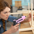 Bielmeier 4V Pink Cordless Screwdriver Set, Small Electric Drill for Women, Rechargeable with 27 Piece Driver Set, Mini Electric Screwdriver with ...