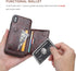 KIHUWEY Compatible with iPhone Xs Max Wallet Case with Credit Card Holder, Leather Kickstand Durable Shockproof Protective Hidden Magnetic Closure...