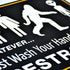Bigtime Signs Funny Bathroom Sign | 11.5" x 8.75" Rigid PVC | All Gender Bigfoot & Alien Wash Your Hands Please - Bathroom Decor & Signs...