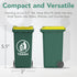 Wiosi Mini Garbage Trash Pen Holder for Desk | Tiny Recycle Bin Pencil Holder Green & Blue, Pack of 2 | Storage for Pencil & Pen | Office Statione...