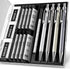 Four Candies 0.5mm Mechanical Pencil Set with Case - 4PCS Metal Mechanical Pencils, 8 Tubes HB #2 Lead Refills, 3PCS 4B Erasers and 9PCS Eraser Re...