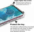 Osophter for Moto Edge Plus Case Clear Moto Edge+ Case Transparent Reinforced Corners TPU Shock-Absorption Flexible Cell Phone Cover for Motorola ...