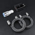 QC 3.0 Fast Wall Charger Cube Car Charger Charger Cable Cord 6FT Fast Charging for Samsung Galaxy A25/A15/A14/A13/A53/A05S/A03S/A23/A33/A54/A53/S2...