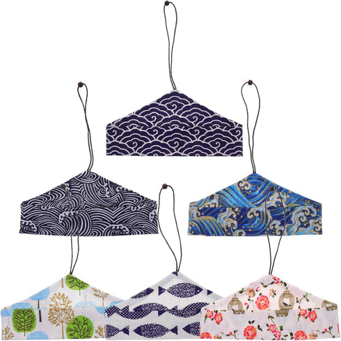 Zerodeko Japanese Chopsticks Carrying Case Linen Travel Utensil Bag Drawstring Reusable Chopsticks Holder Pouch Tableware Storage Sleeves...