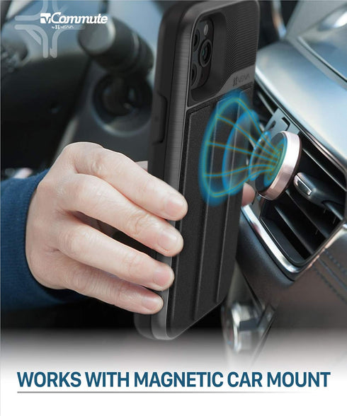 VENA vCommute Wallet Case Compatible with Apple iPhone 11 Pro (5.8"-inch 2019), (Military Grade Drop Protection) Flip Leather Cover Card Slot Hold...