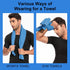 Microfiber Towel 5Pcs Quick Dry Gym Towel(Large 16 * 32Inch &X-Large 24 * 48inch) Super Absorbent Fiber Gym Towel Fast Drying, Workout Gear for Bo...