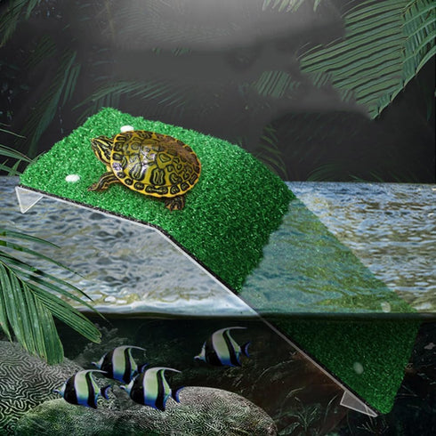 Turtle Basking Platform, Tortoise Ramp Reptile Tank Ladder Resting Terrace, Tortoise Ramp Reptile Ladder Resting Terrace Fish Tank Aquarium Turtle...