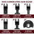 24 PCS Oscillating Saw Blades,6 Types Universal Metal Multitool Saw Blades - for Cut Wood Plastic - Quick Release Saw Blades Accessories Fit Dewal...