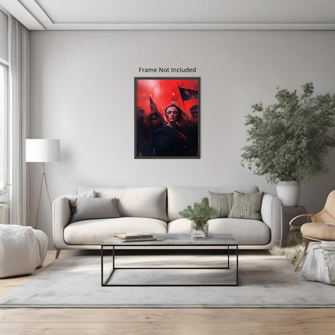Posterizer 1 pcs-sports fans poster-painted faces in the stadium 1-Sports & Hobby Art Gifts for sports fans Decor for Home & Office- unframed wall...