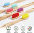 Toothbrushes, BPA Free Soft Bristles 6 Pack Biodegradable Eco-Friendly Sustainable Natural Bamboo Charcoal Tooth Brush for Dental Hygiene Gum Care...