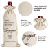 Engagement Gifts for Couples, Marriage Wedding Wine Bag Gifts for Mr and Mrs, Pairs Well With Getting Engaged, Bridal Shower Gift for Bride, Draws...