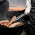 BBQ Sausage Turning Tongs Stainless Steel Kitchen Cooking Tongs Long Handle BBQ Grill Tongs Hot Dog Tongs Grill Flipping Tongs for Turning Bacon S...