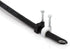 THE CIMPLE CO - Single Coaxial Cable Clips, Cat6, Electrical Wire Cable Clip, 1/4 in (6 mm) Nail Clip and Fastener, White (100 Pieces per Bag)...