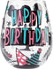 Enesco Stemless Glass Happy Day, Multicolor...