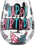 Enesco Stemless Glass Happy Day, Multicolor...