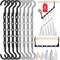 Closet Organizers and Storage,8 Pack Stronger Space Saving Hangers Clothes Hanger with 5 Holes Closet Storage for Heavy Clothes,Magic Home Organiz...