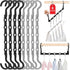 Closet Organizers and Storage,8 Pack Stronger Space Saving Hangers Clothes Hanger with 5 Holes Closet Storage for Heavy Clothes,Magic Home Organiz...