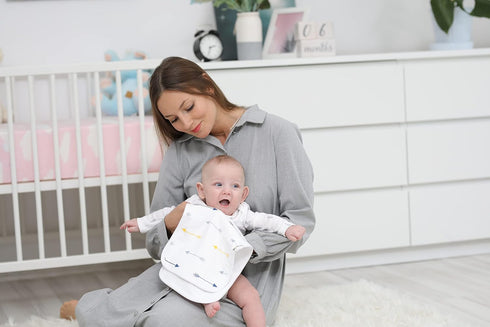 Burp Cloths for Baby Boy & Girl - Ultra Absorbent Burping Cloth Rags - Anti Shrink Unisex Burpy Clothes - Super Soft Jersey Cotton, Large 21"x10" ...