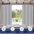 PureFit Outdoor Curtains for Patio Waterproof Weatherproof, UV and Fade Resistant Outside Curtains for Gazebo, Front Porch, Pergola, Sun Blocking ...